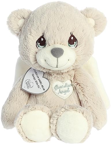 Aurora® Adorable Precious Moments™ Guardian Angel Bear Stuffed Animal - Heartwarming Toy for Comforting Children - for Sentimental Gifts,...