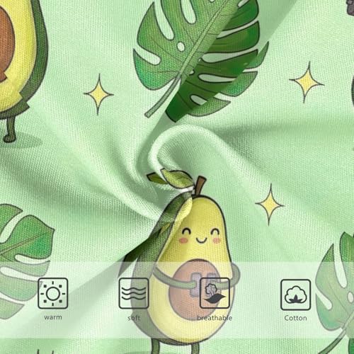 Cute Cartoon Avocados Toddler Girl Undies, Girls Underwear Cotton, 2T–8 Years3