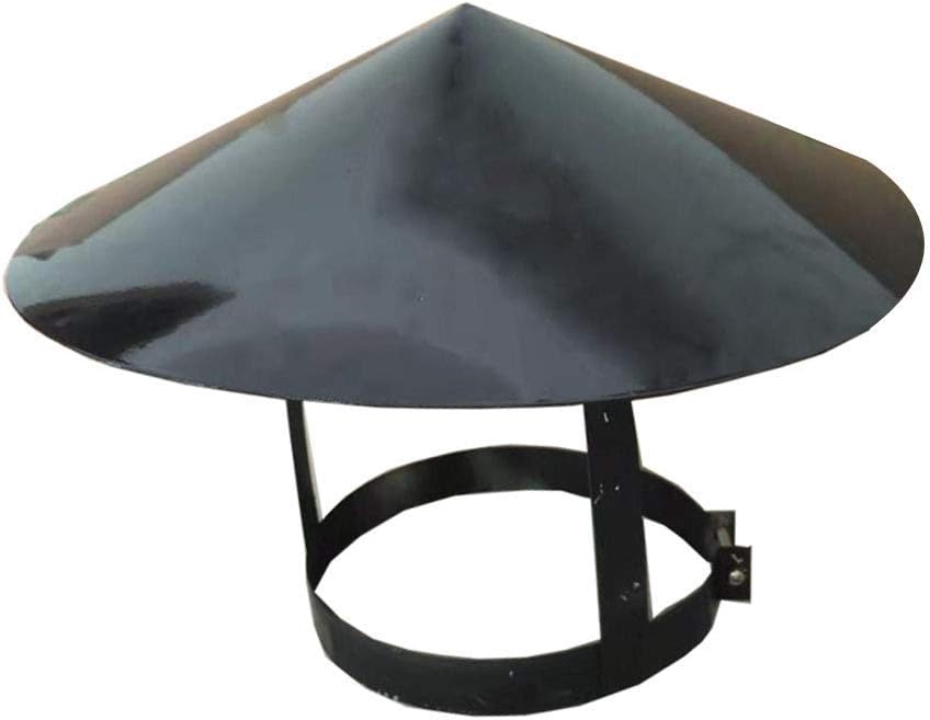 Chimney Cowl Stainless Steel, Ending Roof Cowl for Ducting Ventilation Cap Rain Hat (150mm)