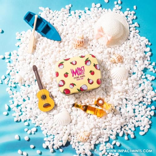 Image of inchIMPACTMINTS inch Sugar Free Lychee Flavour Mints Summer Edition - 14g