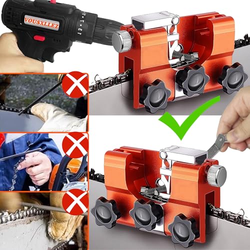 VOUSXLLEZ Chainsaw Sharpening Jig Kit