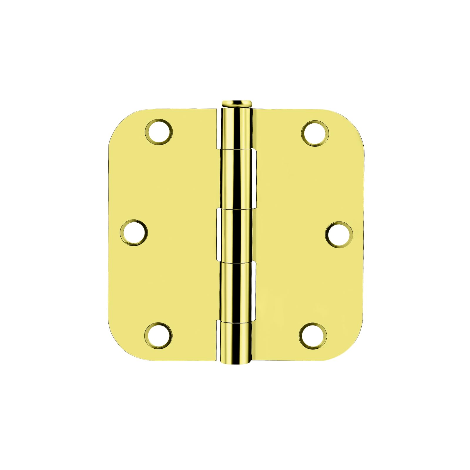 Charnières de porte Probrico laiton poli 8.9x8.9cm lot de 48 pour rénovation