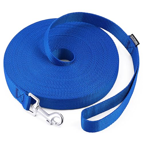 AMAGOOD Long Dog Leash for Training 15FT 20FT 30FT 50FT 100FT Long Dog Lead for Medium and Small...