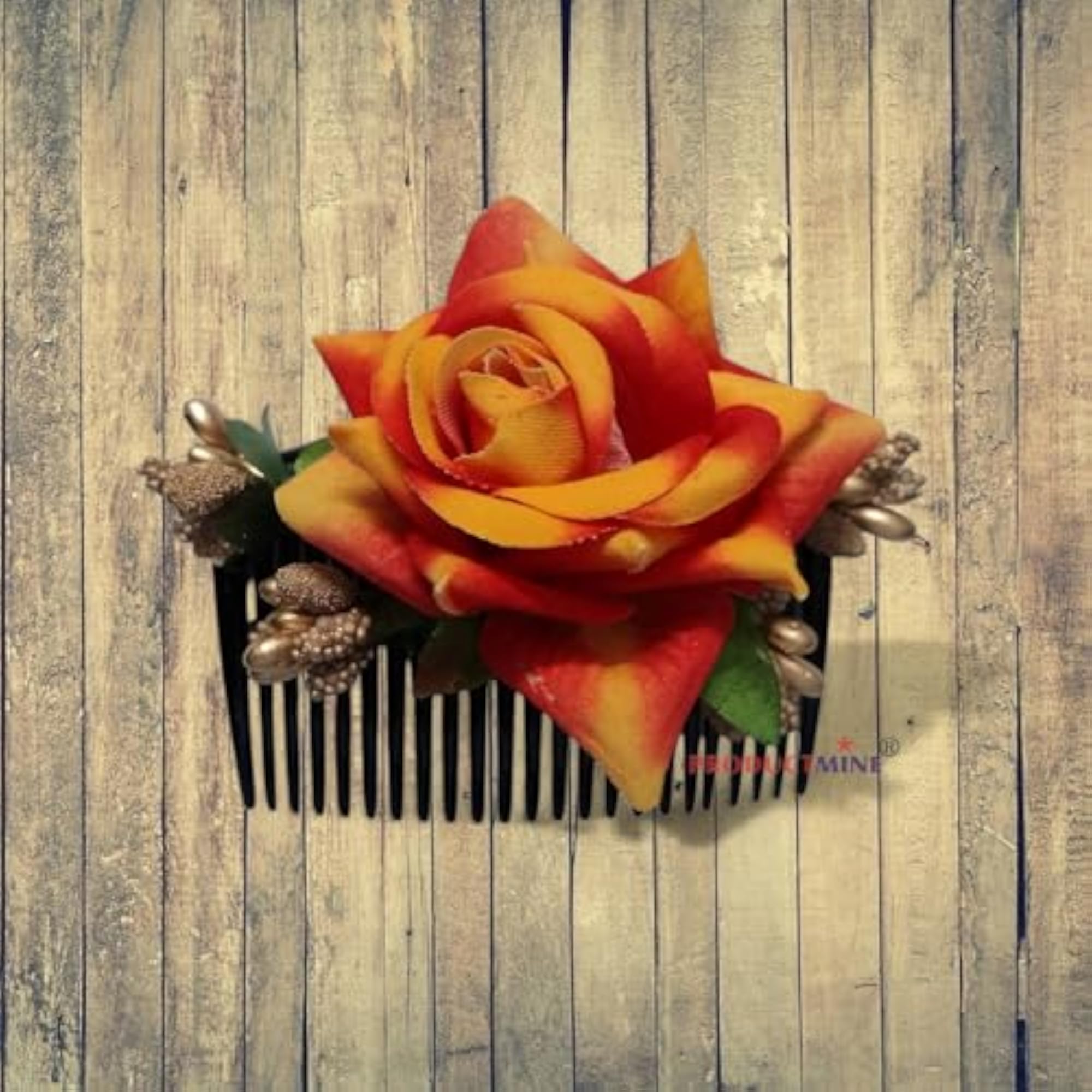 Floral Hair Comb for Women and Girls