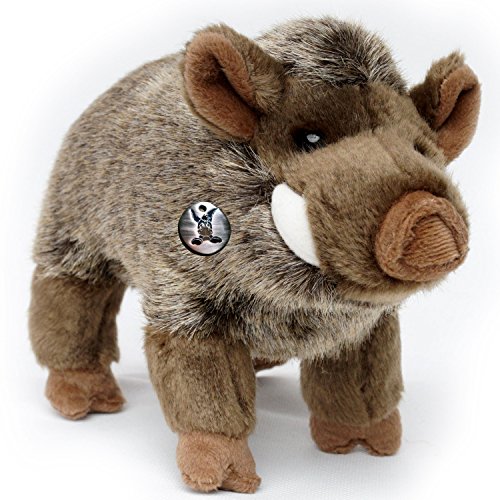 sanglier WOODY laie cochon sauvage 28 cm - jouet en peluche de Kuscheltiere.biz