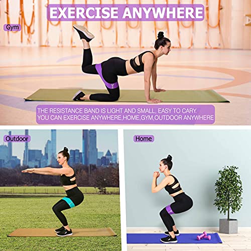 Image of GenericJINCHENGYU Fabric Resistance Bands - Non Slip Booty Band Set of 1 - Workout for Women Legs and Butt, Glute, Thigh, Squat - Best for Gym or Home