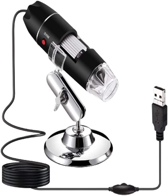 50X to 1000X 8LED USB 3D Digital Microscope Endoscope Magnifier PC Video Camera with Stand