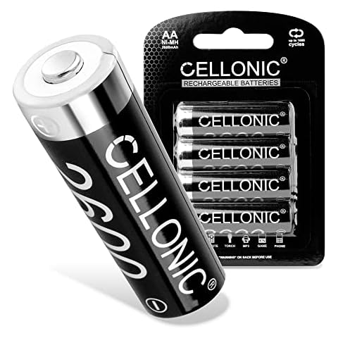 subtel® Kamera Ersatzakku AA NiMH Batterie 2600mAh (x4) für Nikon Coolpix L830, L820, L330, L320, Ersatz Akku 4X 2600mAh AA EN-MH1,EN-MH2,NI-MH1,NI-MH2 Kameraakku Zusatzakku Battery Cover