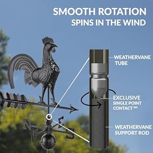 Good Directions Large Rooster Weathervane Good Directions Large Rooster Weathervane