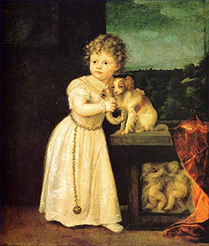 Peinture Titien Clarice Strozzi pour décorer un salon chaleureux