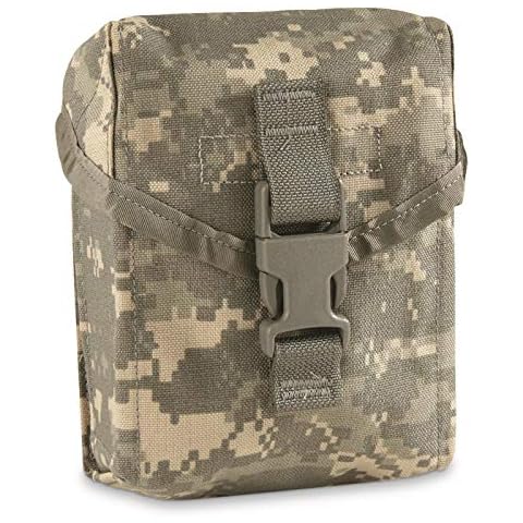 Surplus U.S. Military IFAK Rigid Pouch, Used, ACU Cover