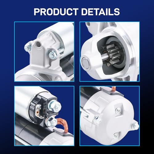 Image of New Starter Compatible with Kubota ZD25 ZD28 ZD326 ZD331 Kubota D1105 25HP Diesel, 1G069-63010 1G069-63011 1G069-63012 77700-02596 428000-1160 428000-1161 SND0476 18413N