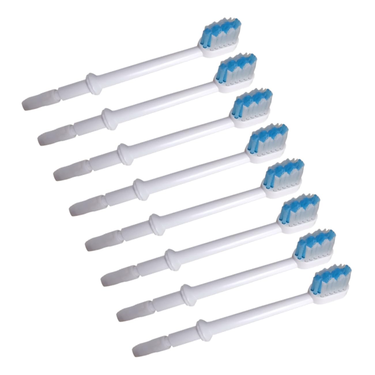 2 Series Unidades Cabezales Recambio Irrigador Bucal Compatibles Con Mayoría Limpiador Oral Duraderos Para Familia Higiene Interdental 8 Piezas*2