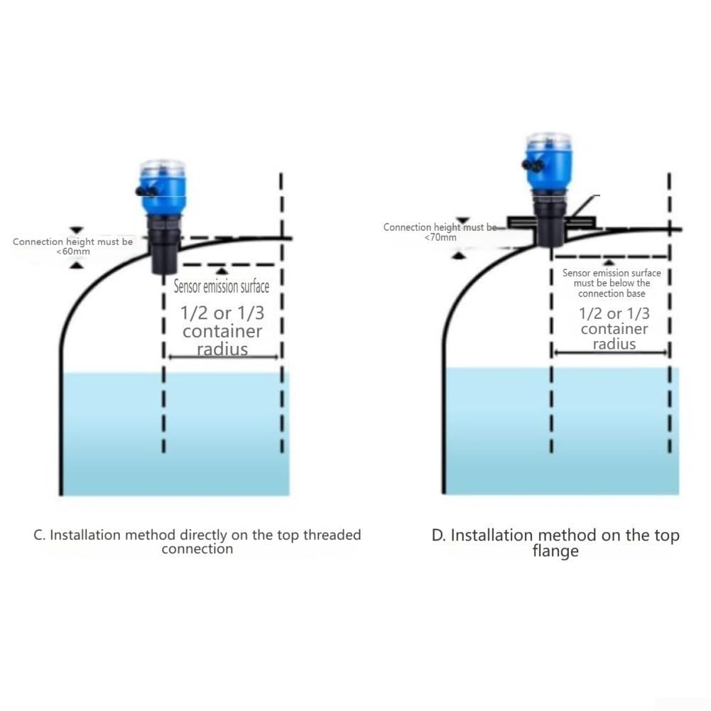 Détecteur de Liquide Non pour contact ABS IP68 Étanche Détecteur(0-10M)