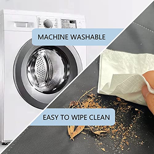 ACUSHLA wasserdichte Fleece-Decke, Campingdecke für kaltes Wetter, Outdoor, Strand, Picknick, Stadion, Fußball, Auto, isoliert, Winddicht, sandfest und maschinenwaschbar, 145x 200 cm, Grau