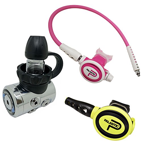 Palantic AS105 DIN/Scas2061 01 Travel Lite Regulator & Octopus Combo, Pink