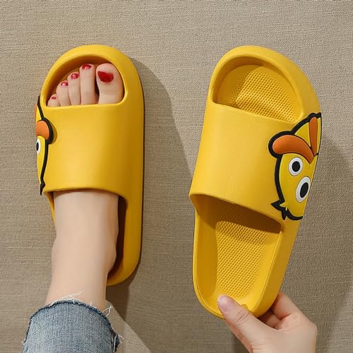Duck Slippers Bathroom Slippers Women Summer Cute Cartoon Duck Children's Flip-flops Couples Home Outside Wear Men4
