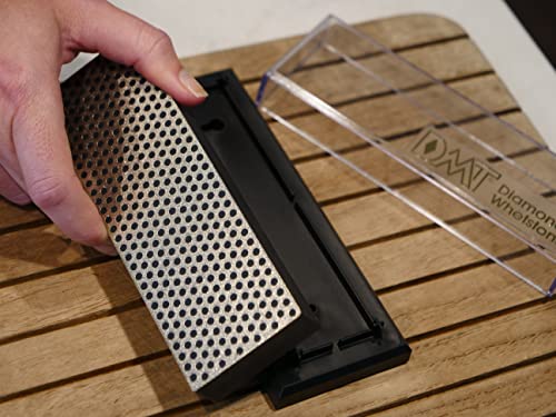 Pierre à aiguiser DMT diamant extra grossière avec boîtier plastique de 15 cm - 8