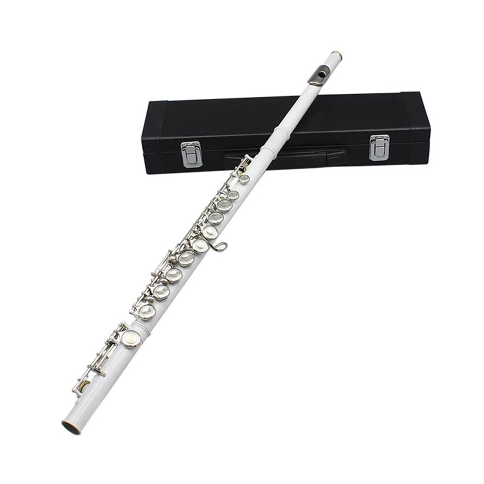 Flauto Traverso 16 C A Foro Chiuso Colore Bianco Rosa Rosa Adatto Ai Principianti Che Suonano Strumenti Musicali Flauto Standard