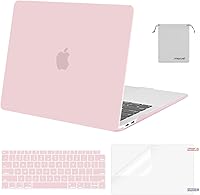 Vista 40 de MOSISO - Funda rígida y de plástico compatible con MacBook Air de 13 pulgadas versión 2022, 2021-2018, A2337 M1 A2179 A1932; con cubierta