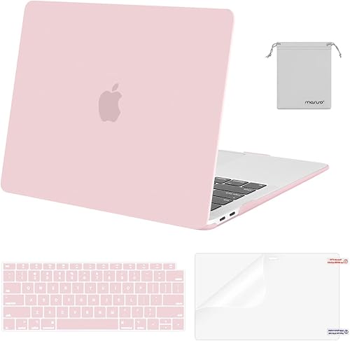 Vista 36 de MOSISO - Funda rígida y de plástico compatible con MacBook Air de 13 pulgadas versión 2022, 2021-2018, A2337 M1 A2179 A1932; con cubierta