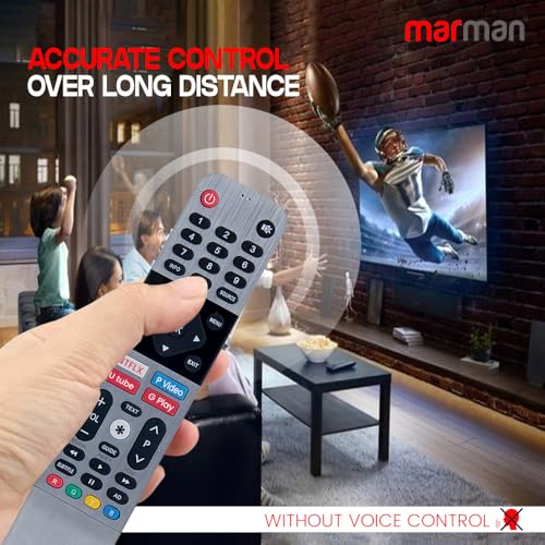 Image of marmanCompatible with Thomson Smart TV Remote Control Original Model 43 OATHPRO2000 65 OATHPRO2020 75 OATHPRO2121 Suitable for Android 4K LED FHD UHD OLED Television Without Voice Command