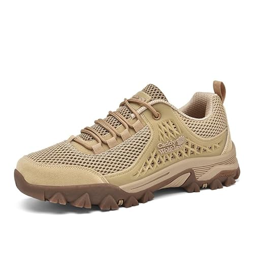 Men’s Hiking Shoes Spring Outdoor Low-Top Work Shoes Non-Slip Quick
