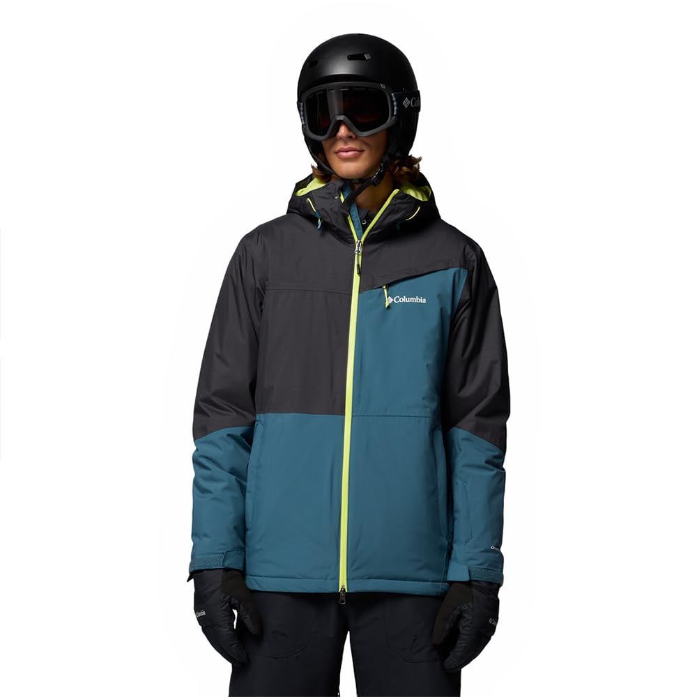Columbia Men's Iceberg Point 2 Jacket, Ski Jacket, Everblue, Shark, XL