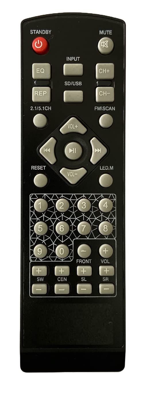 See full amazon price history chart for SHIELDGUARD® Remote Control No. 705 Compatible for Zebronics Home Theater System (Black) SHIELDGUARD® Remote Control No. 705 Compatible for Zebronics Home Theater System (Black) (B0B5PSND5Q) Amazon Price History, Amazon Price Tracker