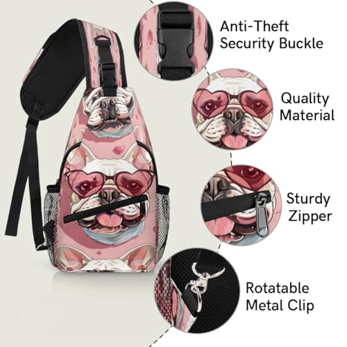 Sling bag unisex para viajes y senderismo miniatura 3