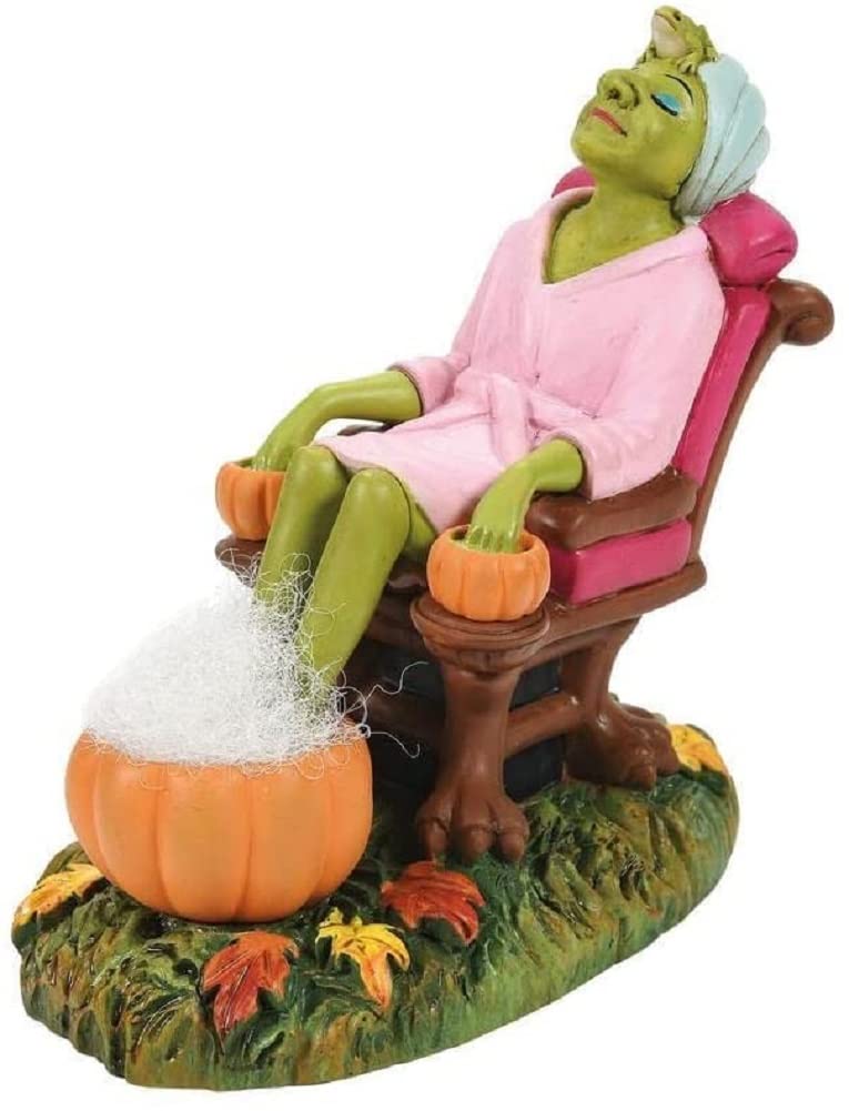 Department 56 Snow Village Halloween Accessories R&R Before The Witching Hour Figurine, 3 Inch, Multicolor