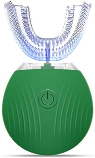 Etophigh - Cepillo de dientes inteligente impermeable y ultrasónico automático en forma de U, color verde