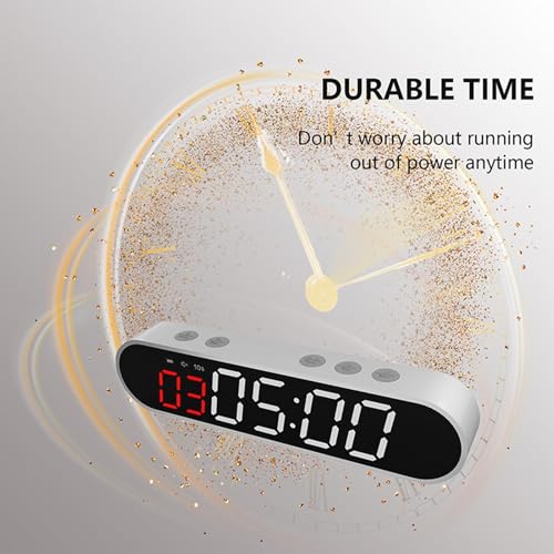 Timer Intervallometrico per Allenamento, Cronometro Sportivo Magnetico e Ricaricabile, 1500 mAh, Orologio Digitale a LED per Palestra, Crossfit, HIIT, Tabata e Boxe