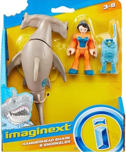 Hammerhead Shark with Snorkeler