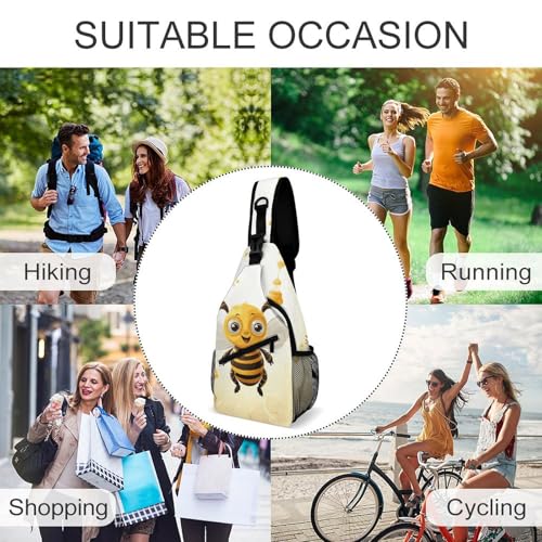 Bolso Sling Crossbody Casual para Viaje y Senderismo miniatura 6