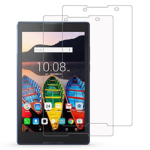 [Pack of 2] Lenovo Yoga TAB 3 8 Screen Protector, Gzerma Ultra HD Clear Shatterproof [Case Friendly] Front Protective Film Cover for Lenovo TAB3 8.0 Inch Tablet