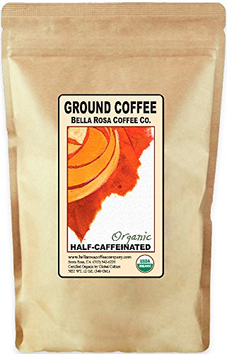 Organic Half-Caff, 12 oz. Fresh Ground Coffee, Medium Roast miniatura 1