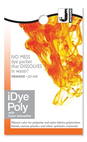 Jacquard Idye Fabric Dye 14 Grams- Poly Orange #TOP5