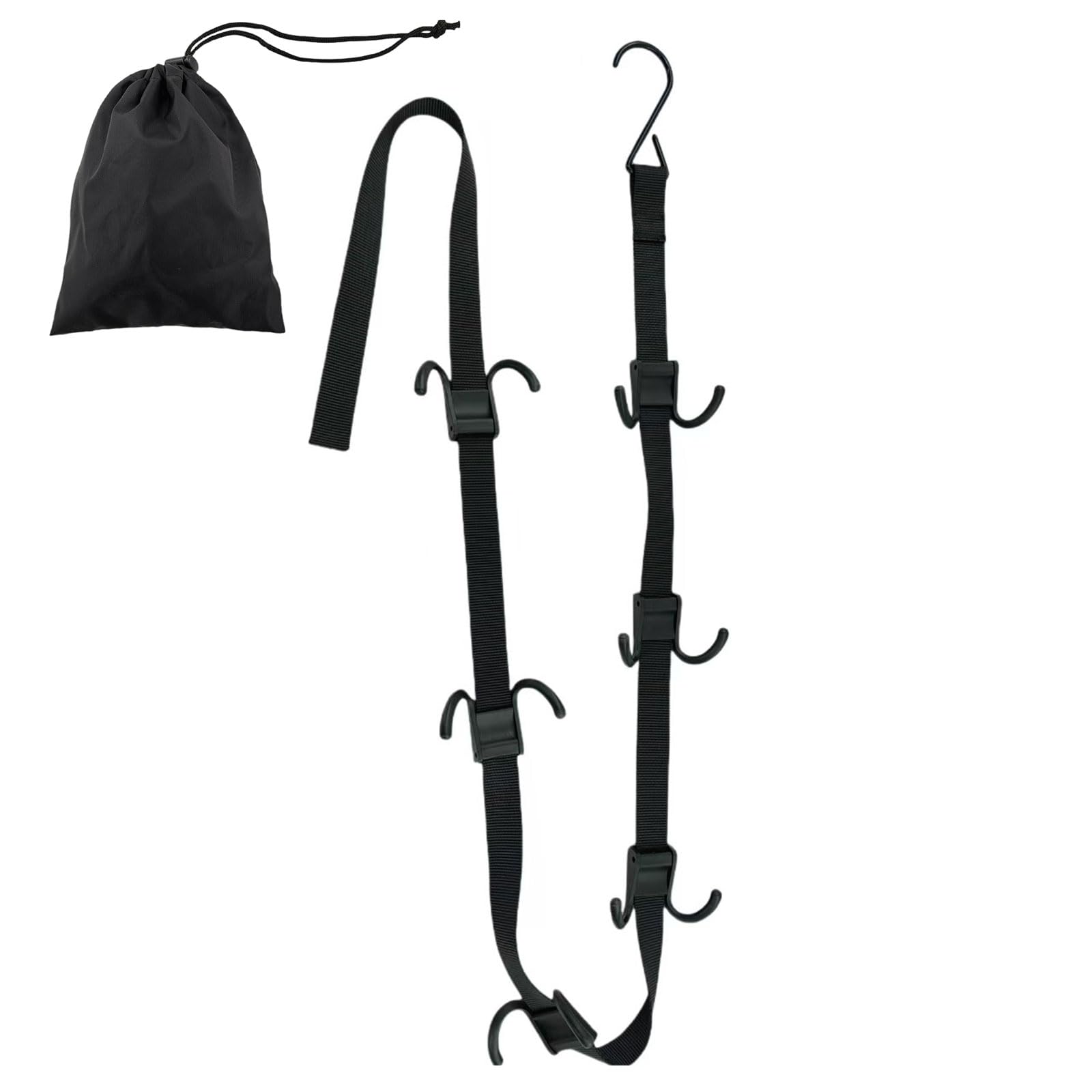 Nucelit Hockey Gear Drying Rack with Reinforced Stainless Steel Hook for Protective Equipment Storage Polyester Rack