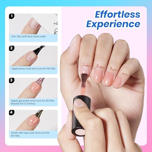 Image of Beetles Deal Box Jelly Fall Gel Nail Polish Set Soak Off UV LED | 36 Pcs 25 Colors Brown Green Blue Cat Eye Jelly Gel Polish Set, Hema and TPO Free with Base Top Coat for DIY Salon at Home
