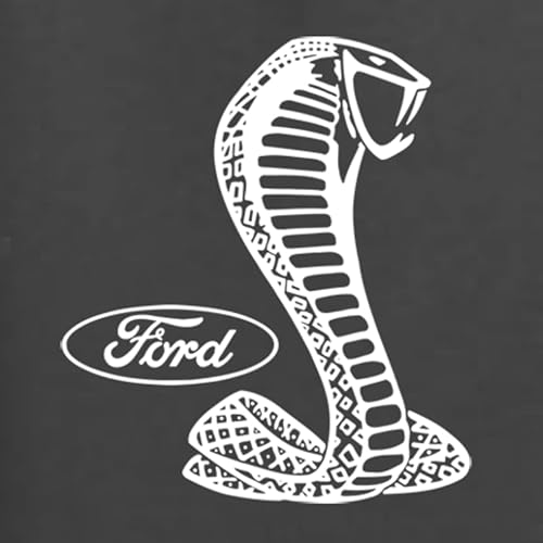 Miniatura 2 de Retro Ford Shelby Cobra Emblem Vintage White Logo Cars and Trucks Front and Back Mens Long Sleeve Shirt