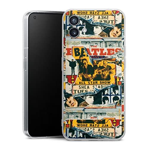 DeinDesign Coque en Silicone Compatible avec Nothing Phone 1 Etui Silicone Coque Souple The Beatles Rock ‘n’ Roll… - Les Beatles, Paul McCartney, John Lennon, RIngo Starr, George Harrison DeinDesign Coque en Silicone Compatible avec Nothing Phone 1 Etui Silicone Coque Souple The Beatles Rock 'n' Roll…