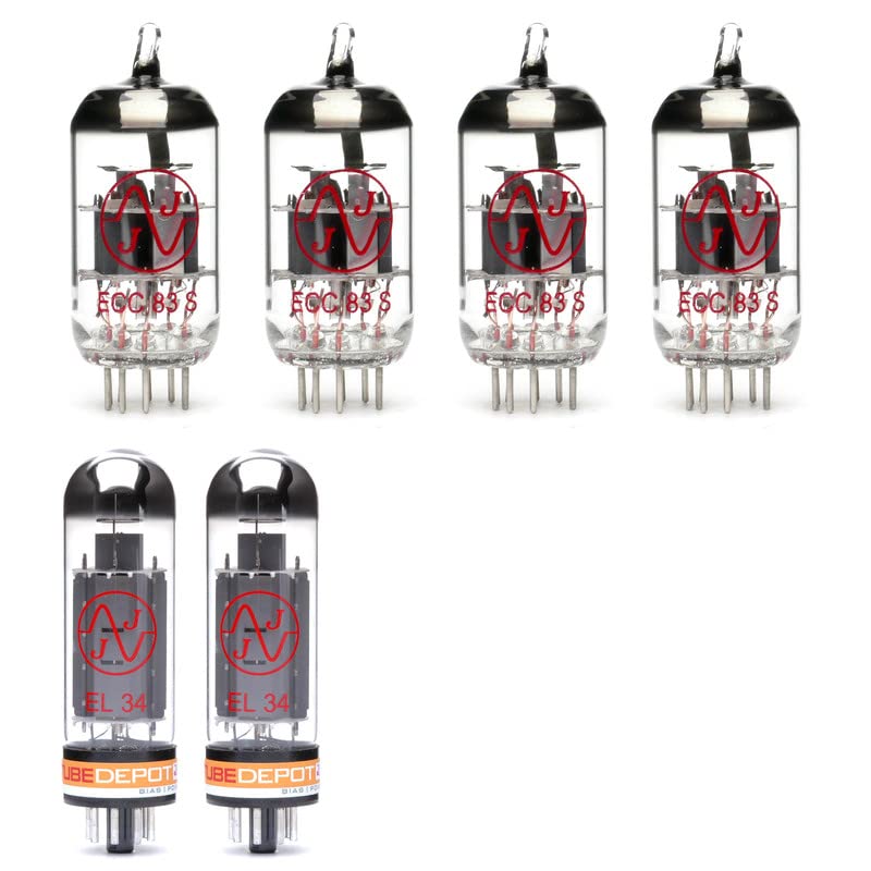 TubeDepot Standard Tube Set for Marshall DSL 40 Combo Guitar Amplifier Tubes