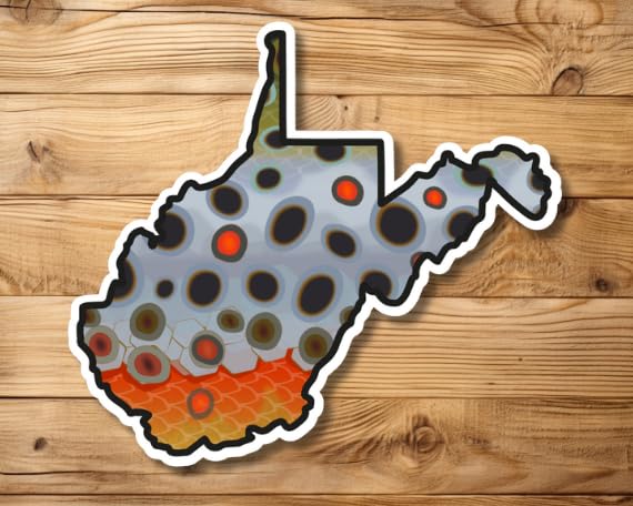 West Virginia Trout 5-Sticker Pack – 3