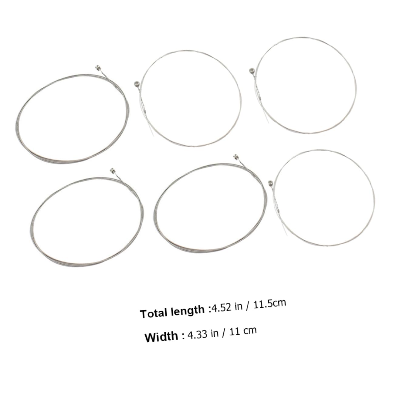 Toddmomy 1 Set Electric Guitar Strings Nickel-plated Steel Strings for Enhanced Sound Easy to Install Professional Choice