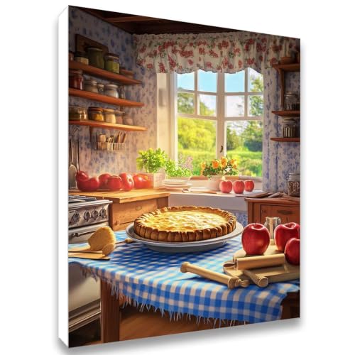 Pintar por numeros adultos combate el estres decorando tu cocina con este lienzo j0-34 50x70cm