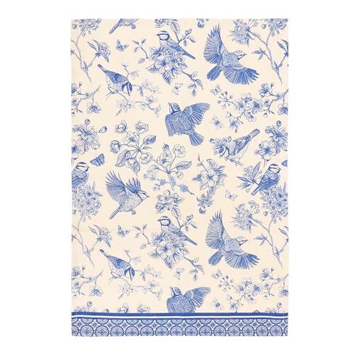 Image of FINGERCRAFT Kitchen Cloth 100% Soft High GSM Cotton Fabric Kitchen Towel, 20 x 30 Inches Perfect Size for Kitchen Uses, Set of 6, Multipurpose Use as Dish Towel, Bar Towel (Toile)