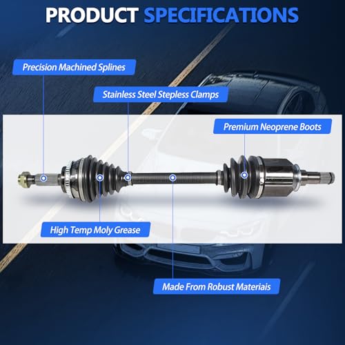 Image of Maxfavor CV Axle Front for 2009-2018 Toyota Corolla, 2003-2013 Matrix