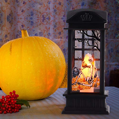Lanterna de LED para Halloween KESYOO Lanterna Decorativa para Decoração de Halloween Interior Exter