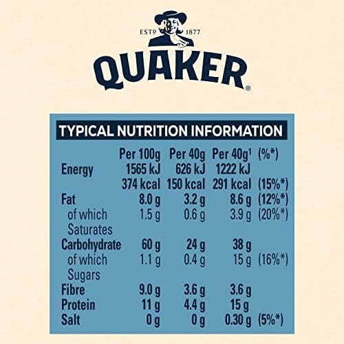 Quaker Rolled Oats Porridge - 1kg Pack for Healthy Breakfast - Image 2